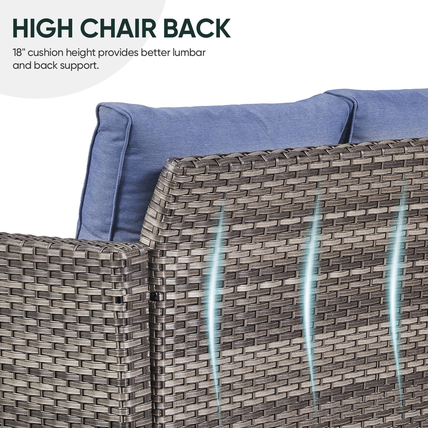 Outdoor Wicker Sofa, GRS Series - B2B Wholesale