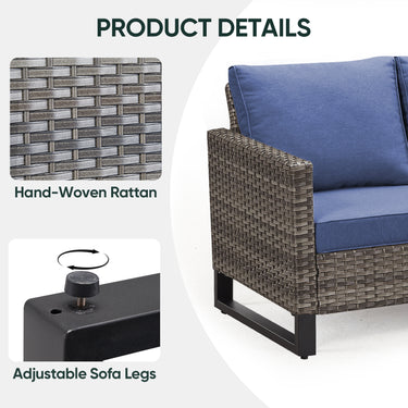 Save 60% - Outdoor Wicker Sofa, GRS Series - Belord