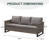 Outdoor Wicker Sofa, GRS Series - Belord