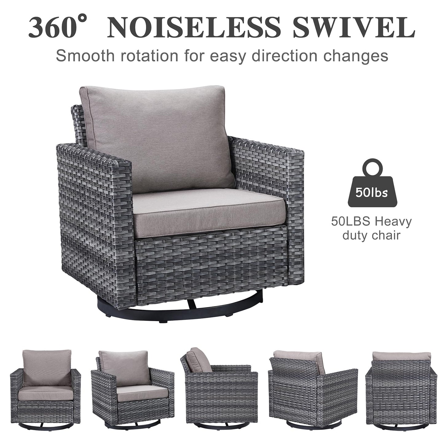 Save 30% - Outdoor Swivel Glider Chairs, GRS Series