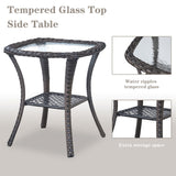 Save 60% - Swivel Glider Chairs Set with Side Table, NTC Series - Belord