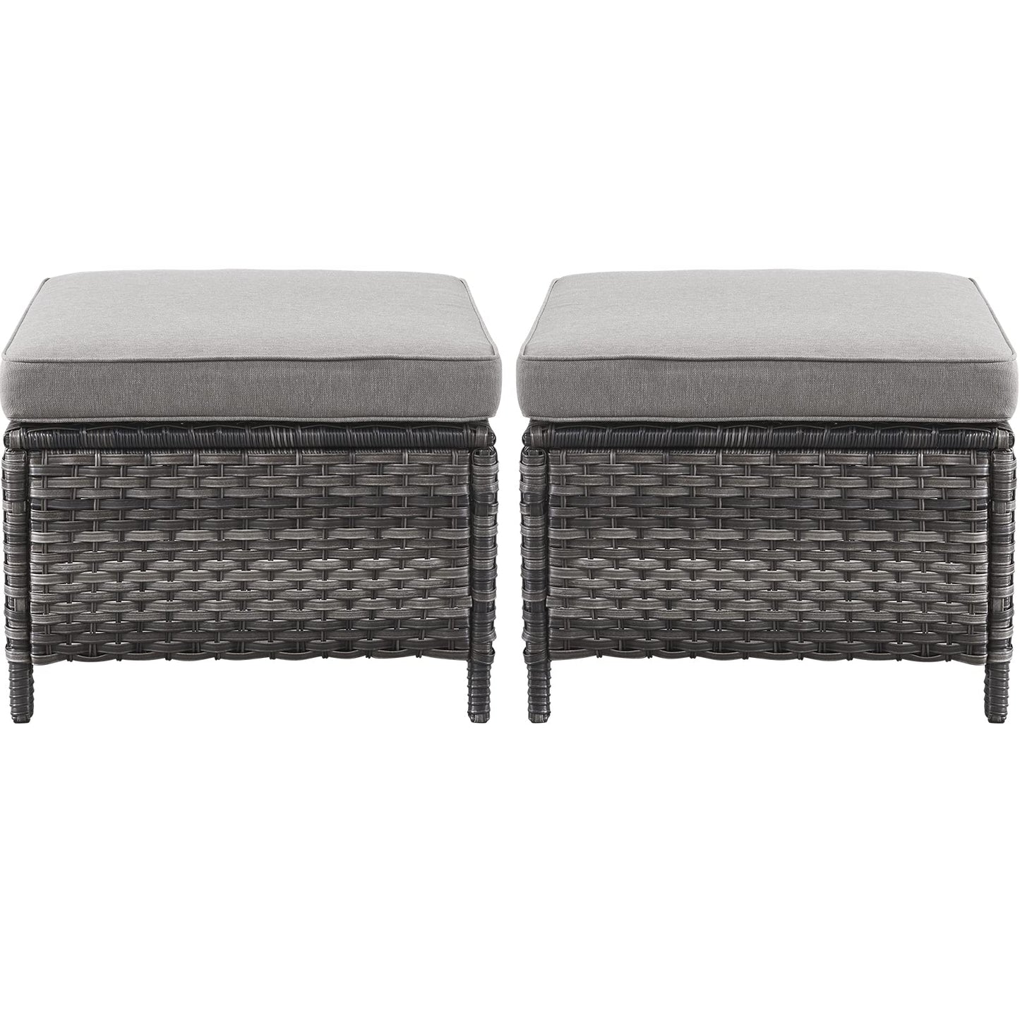 Outdoor PE Rattan Ottoman, NTC Series