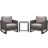 Patio Chairs Set with Side Table, GRS Series - Belord