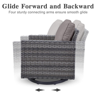 Outdoor Swivel Glider Chairs, GRS Series - Belord