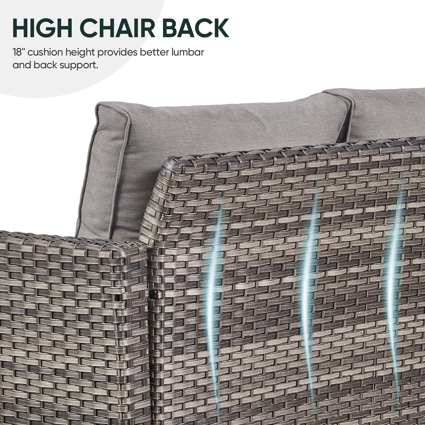 Outdoor Wicker Sofa, GRS Series - B2B Wholesale