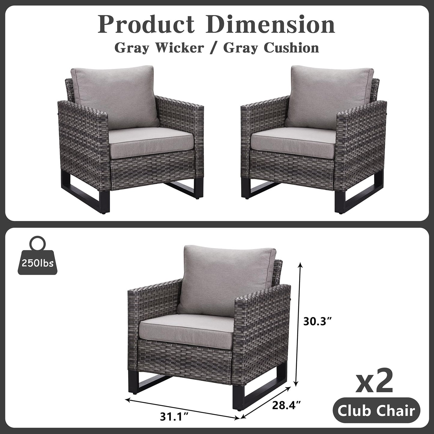Save 50% - Outdoor Patio Chairs, GRS Series