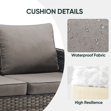 Outdoor Wicker Sofa, GRS Series - Belord