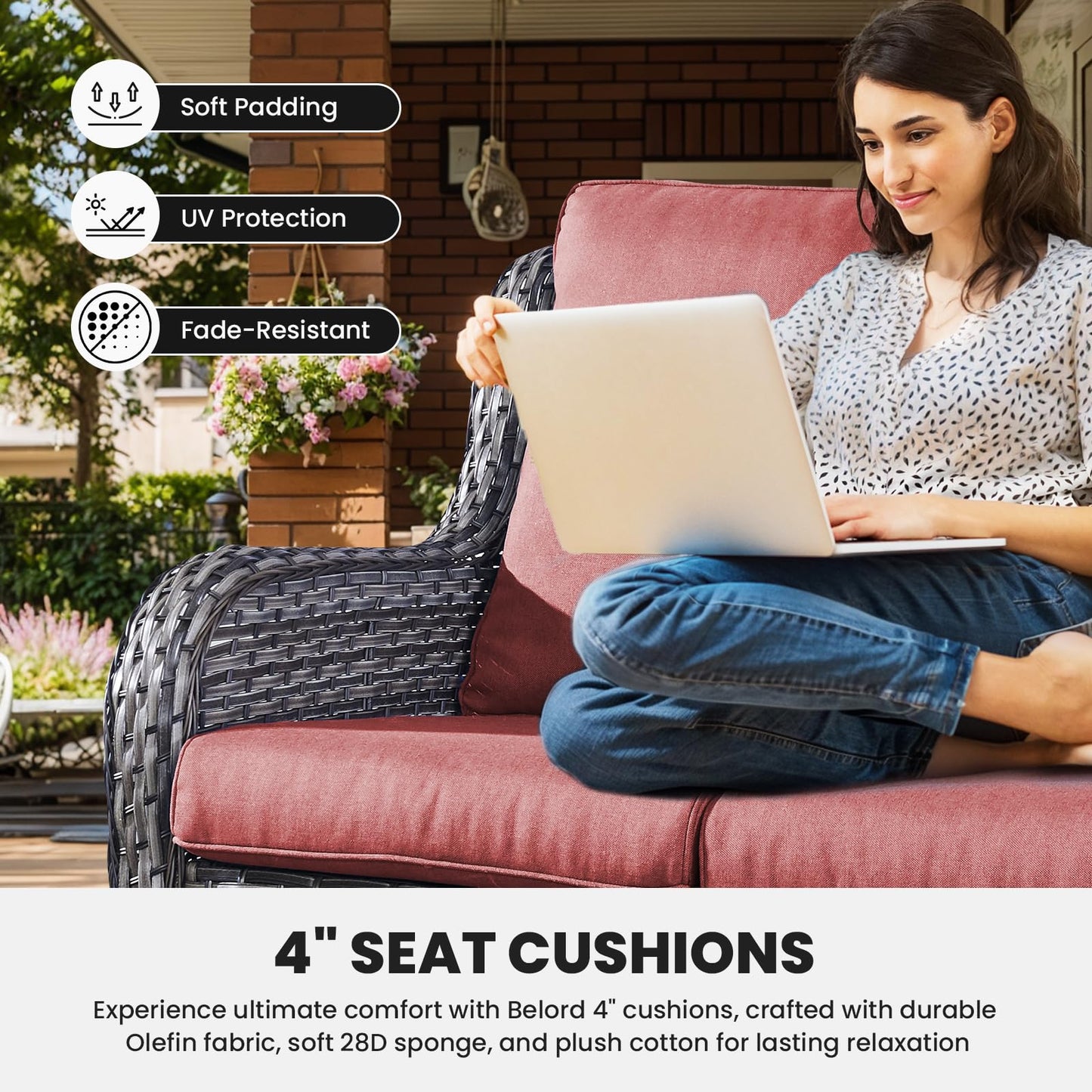 Save 50% - Outdoor PE Rattan Sofa, NTC Series