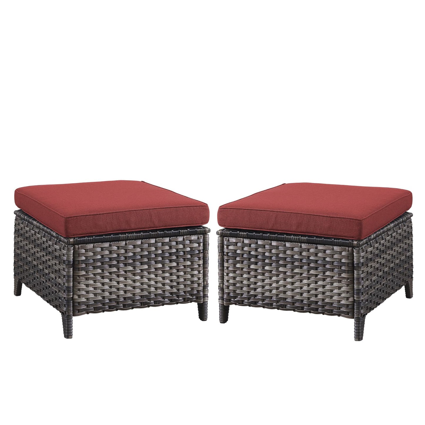 Outdoor PE Rattan Ottoman, NTC Series
