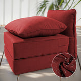 2 Set Outdoor Cushion, High Back and Deep Seating, 6" H x 24" W x 24" D - Belord