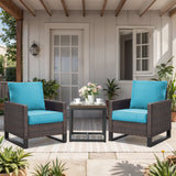 1 Set Outdoor Cushion, High Back and Deep Seating, 6" H x 24" W x 24" D - Belord