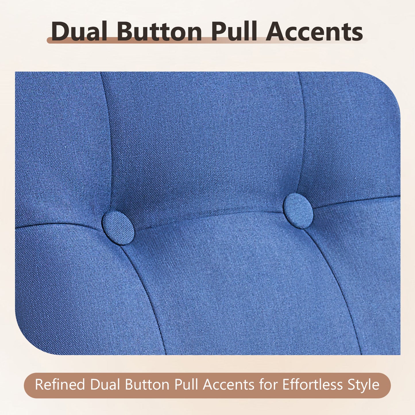 Swivel Glider Chairs (Set of 4) – Wide T-Back Design & 5" Thick Cushions, T Series