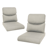 2 Set High Back and Deep Seating Outdoor Cushion - Belord