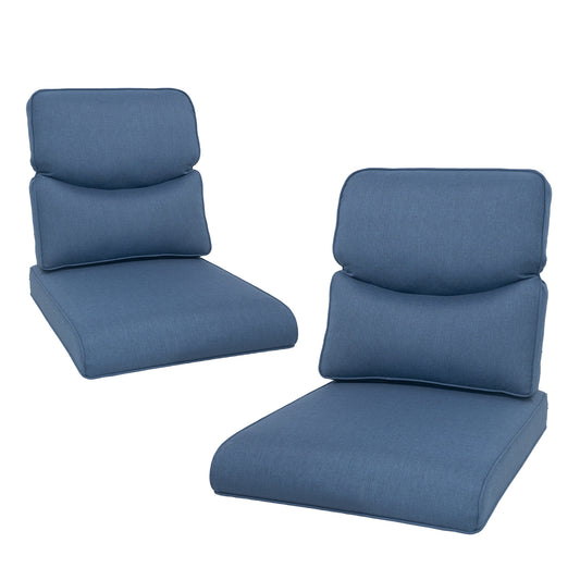 2 Set High Back and Deep Seating Outdoor Cushion