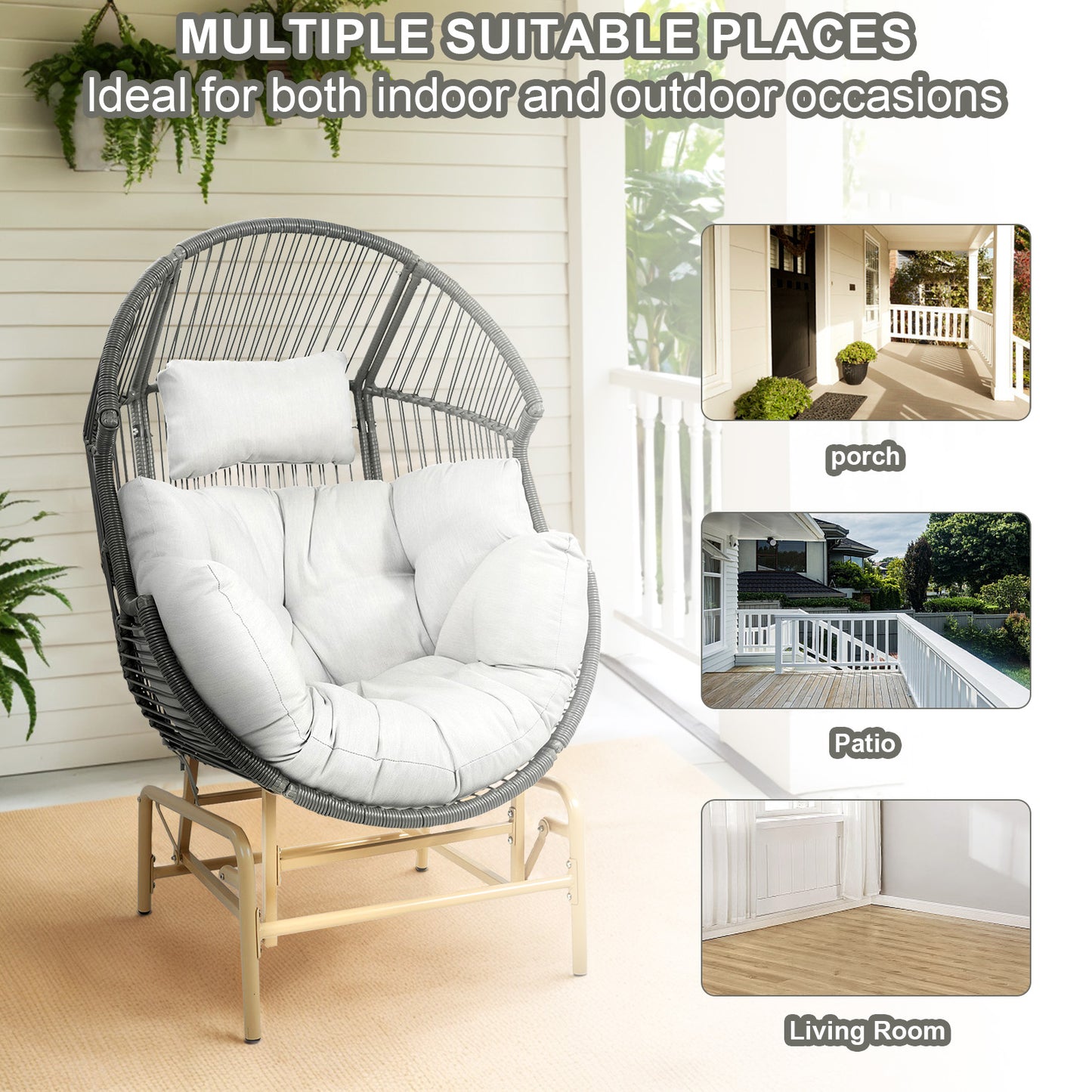 Save 52% - Glider Egg Chair