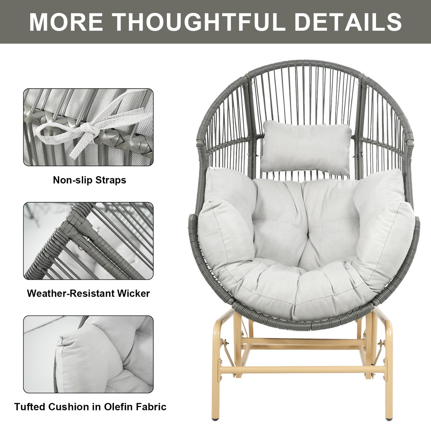 Save 52% - Glider Egg Chair
