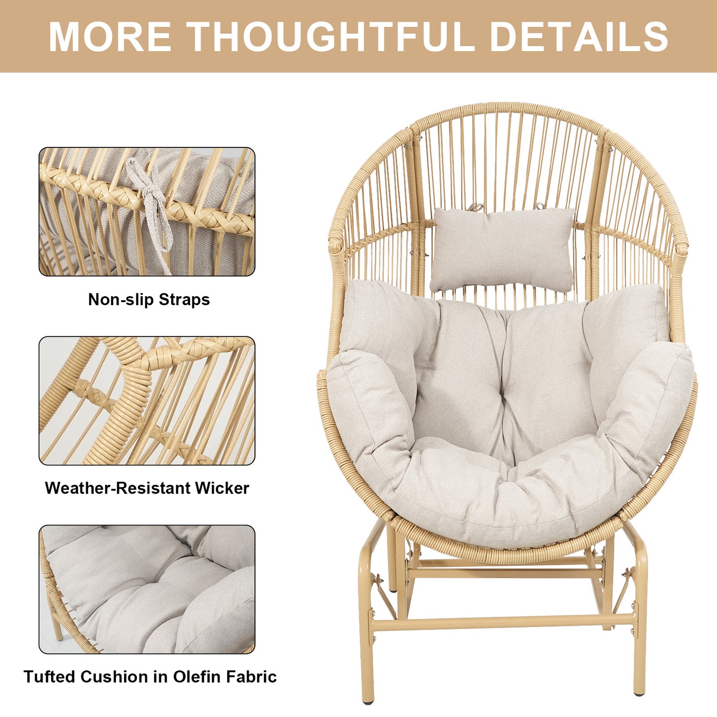 Save 52% - Glider Egg Chair