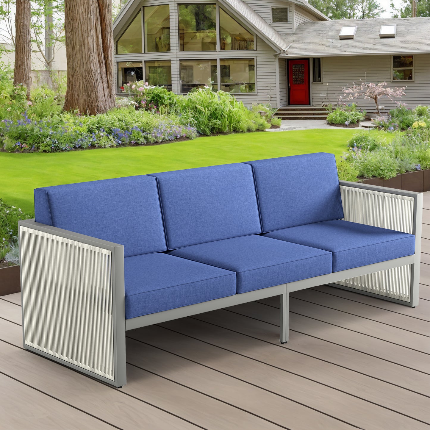 70% OFF LIMITED STOCK - BM Series Outdoor Sofa - All-Weather Patio Lounge for Garden & Deck