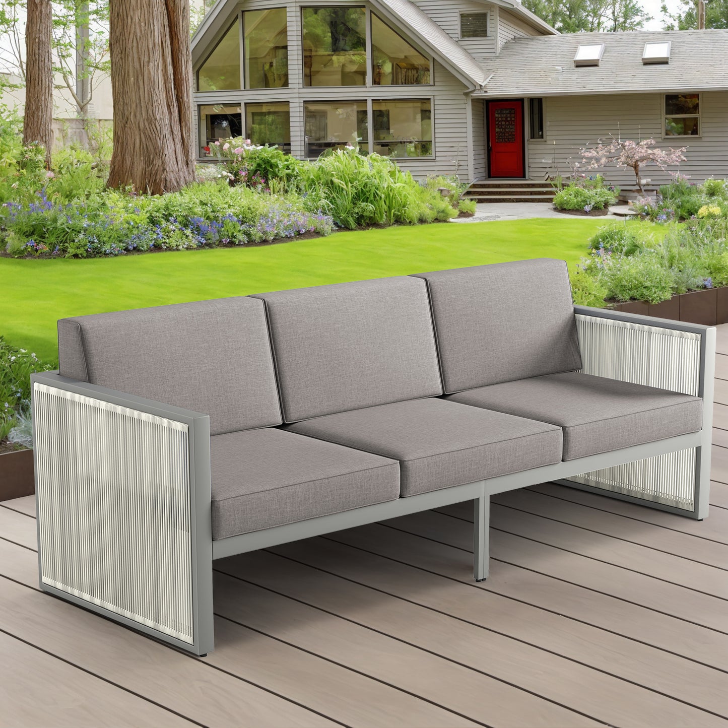 70% OFF LIMITED STOCK - BM Series Outdoor Sofa - All-Weather Patio Lounge for Garden & Deck