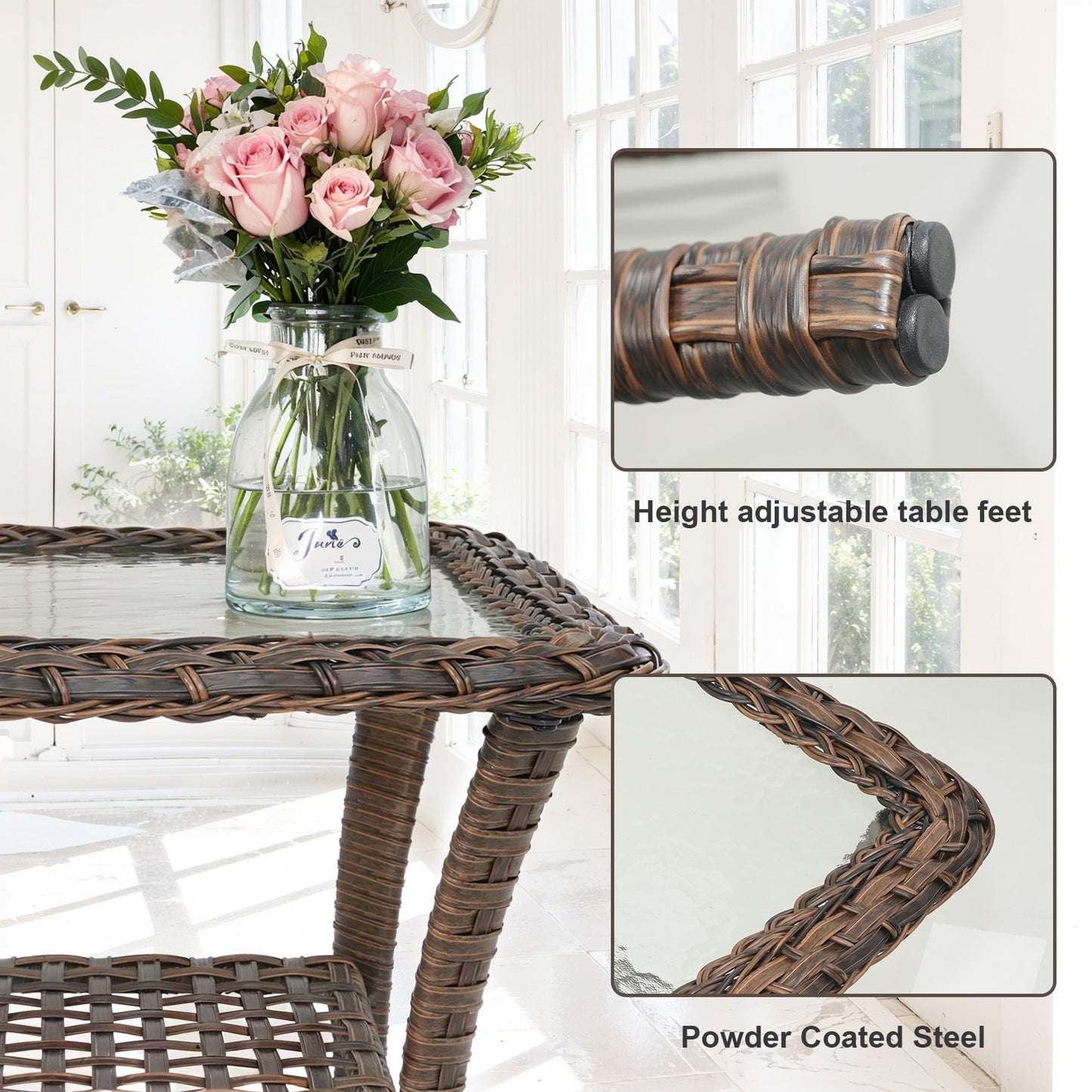 7-Piece Large Sectional Set with Coffee Table, NDS Series