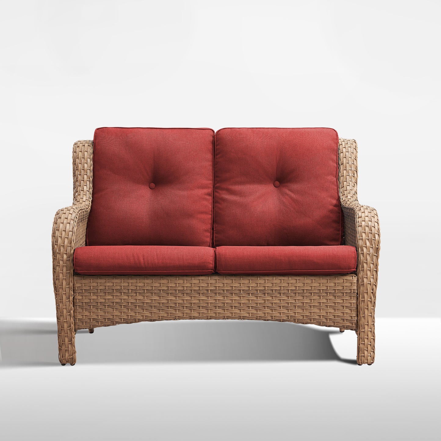 Save 50% - Outdoor PE Rattan Loveseat, NTC Series