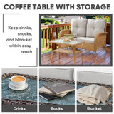 Loveseat Set with Coffee Table, NDS Series - Belord