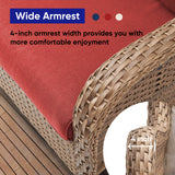 Save 40% - Swivel Glider Chairs Set with Side Table, NTC Series - Belord