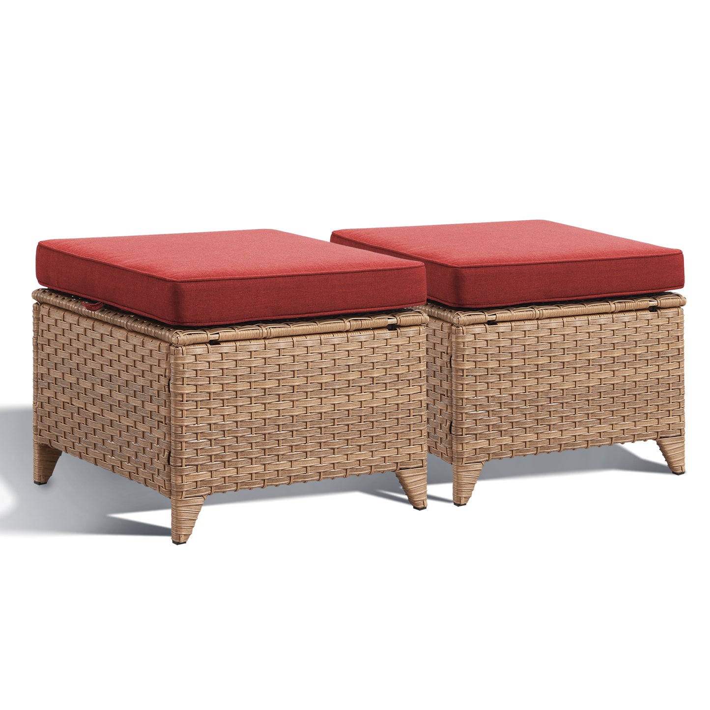 Outdoor PE Rattan Ottoman, NTC Series