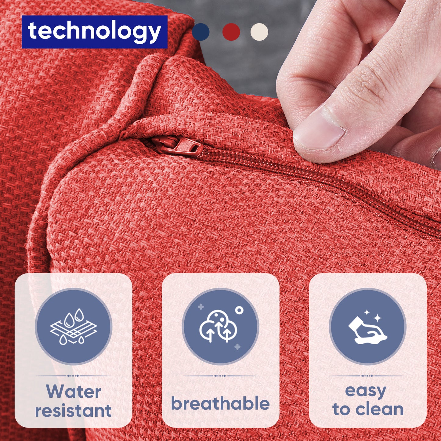 Patio Chairs Set with Side Table, NTC Series