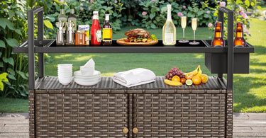 Top Benefits of Owning an Outdoor Wicker Bar Cart Table