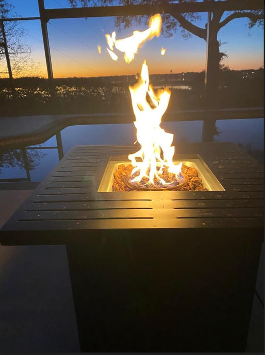 The Benefits of a Fire Pit Table in Your Patio Furniture Set Warmth, Ambiance, and Style