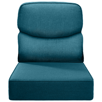 Pop 24*24*6" Outdoor Replacement Cushions Smile Peacock Blue