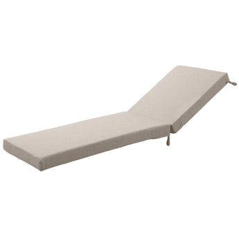 Pop 72x22x3.5" Outdoor Chaise Lounge Cushions Beige