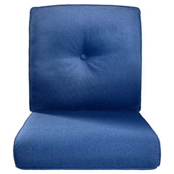 Spill Proof Removable Patio Furniture Replacement Cushions Set, 22"x24"
