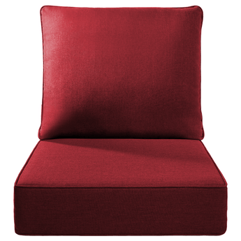 Pop 22*24*6" Outdoor Replacement Cushions Classic Red