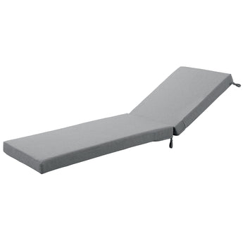 Pop 72x22x3.5" Outdoor Chaise Lounge Cushions Grey