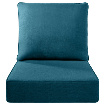 Pop 22*24*6" Outdoor Replacement Cushions Classic Peacock Blue