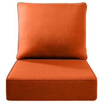 Pop 22*24*6" Outdoor Replacement Cushions Classic Orange
