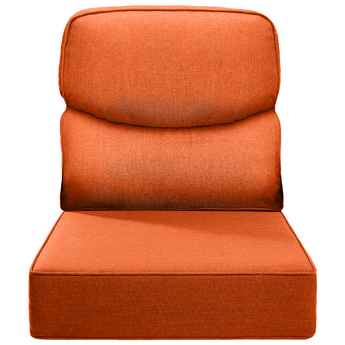 Pop 24*24*6" Outdoor Replacement Cushions Smile Orange