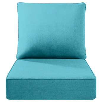 Pop 22*24*6" Outdoor Replacement Cushions Classic Turquoise