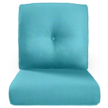 Pop 22*25*4" Outdoor Replacement Cushions Turquoise