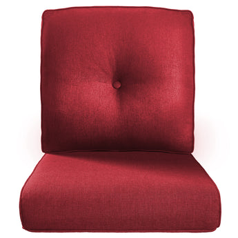 Pop 22*25*4" Outdoor Replacement Cushions Button Red