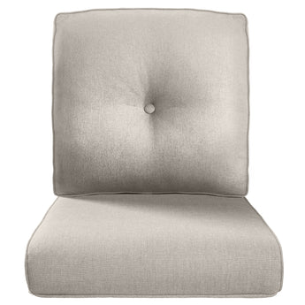 Pop 22*25*4" Outdoor Replacement Cushions Button Beige