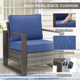 Belord ergonomic high-back wicker patio chair with 15° tilt, deep seat, and stylish design from the HOP Series.