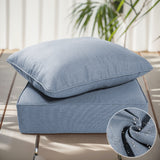 1 Set Outdoor Cushion, High Back and Deep Seating, 6" H x 24" W x 24" D - Belord