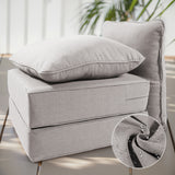2 Set Outdoor Cushion, High Back and Deep Seating, 6" H x 24" W x 24" D - Belord