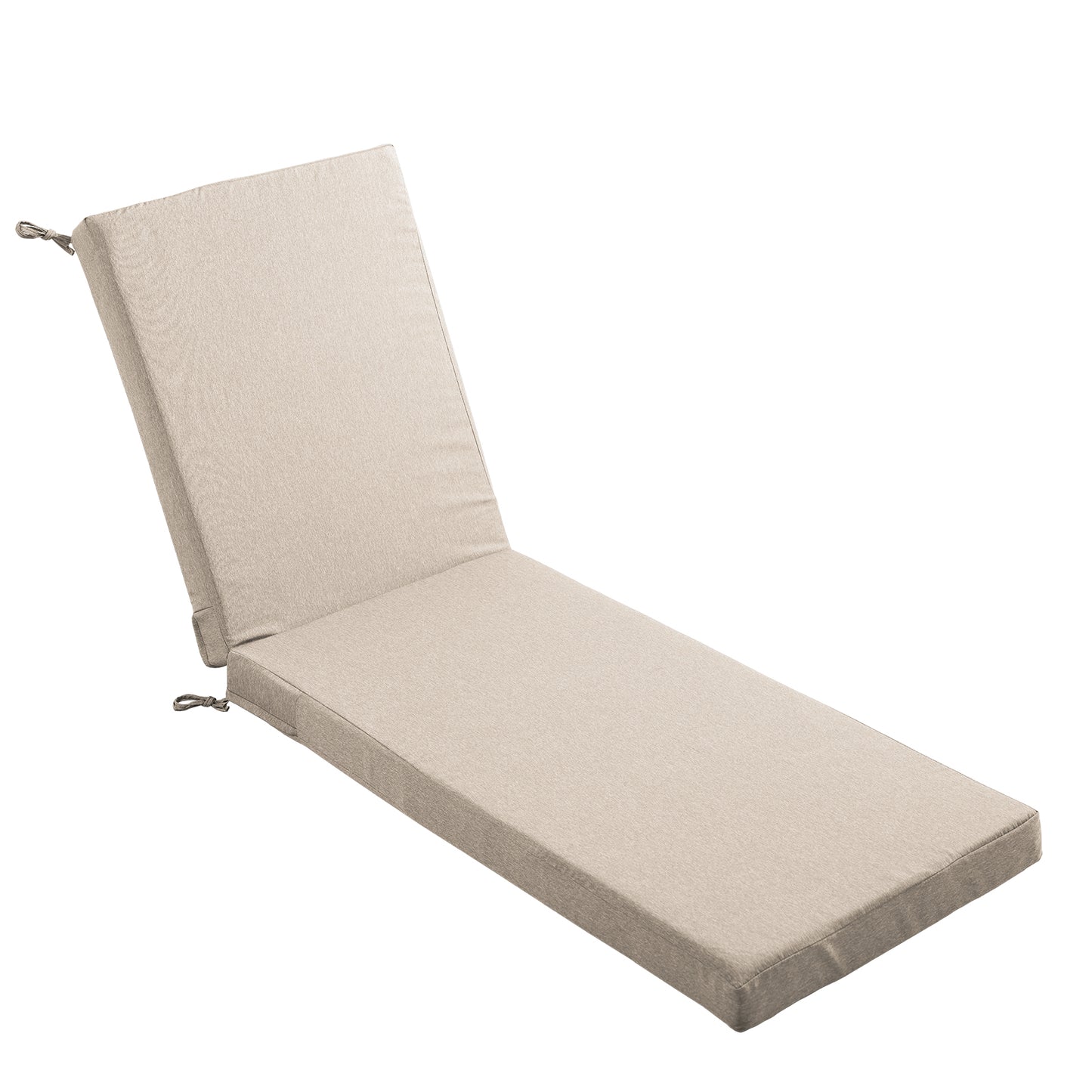 Belord Patio Chaise Lounge Cushion, 72x22x3.5 Inch Outdoor Lounge Chair Pad with Removable Cover, Waterproof, 28D Foam