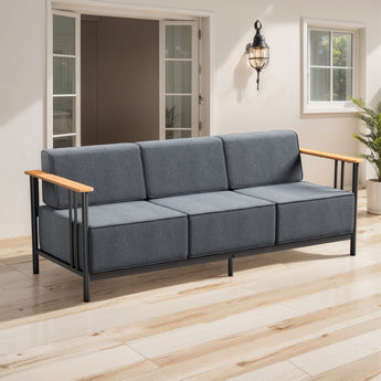 BINGLI Premium Outdoor Sofa - 10" Thick Cushions with Commercial-Grade - Belord