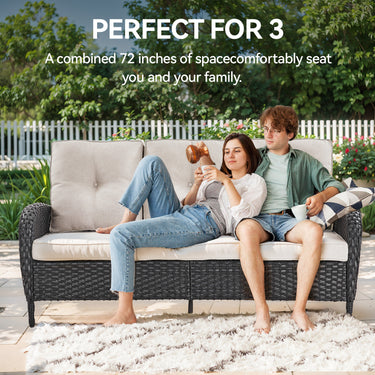 Outdoor Wicker Sofa, NDS Series - Belord