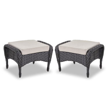 Outdoor Wicker Ottoman, NDS Series - Belord